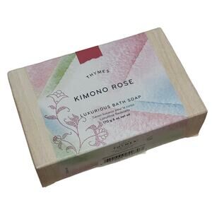 Thymes Kimono Rose Sakura Luxurious Bath Soap Bar